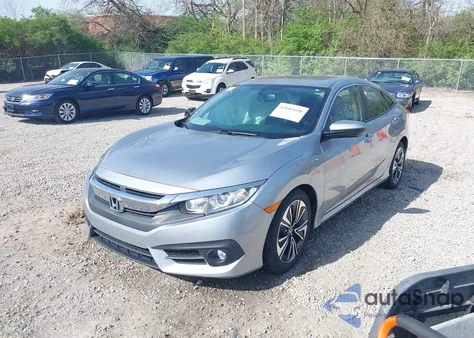 2017 Honda Civic Ex-L из США, поврежденный, VIN 19XFC1F70HE212976